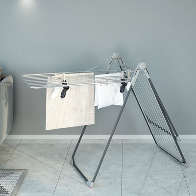 Tendedero Aluminio Inox con Barra Central